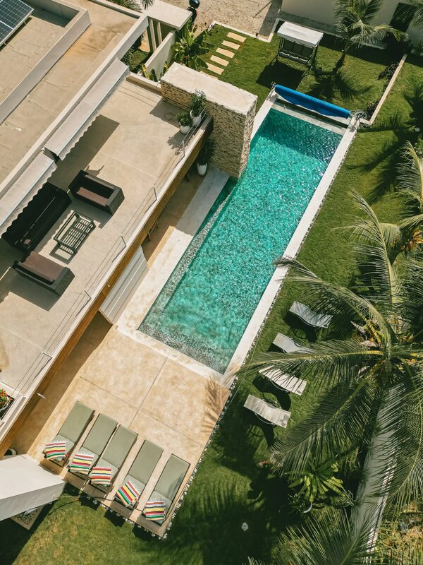 Détail intérieur de la Villa Samba à Ngaparou